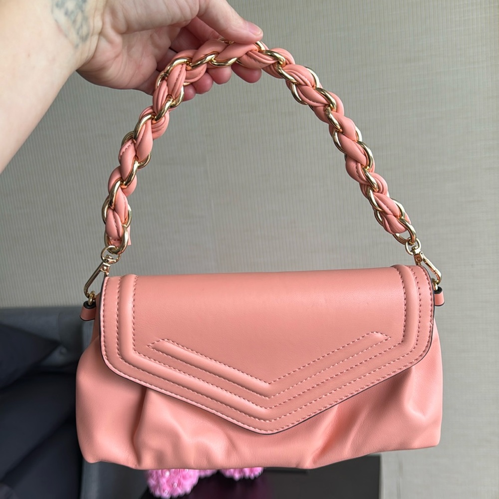 Brand new small coral purse
